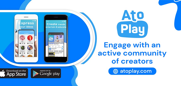 AtoPlay: An India-based Video Sharing Platform, Leverages New Growth To Support Video Content Creators and Audiences Worldwide