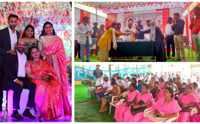 Talampally Family celebrates wedding with Free Eye Checkup camp for villagers
