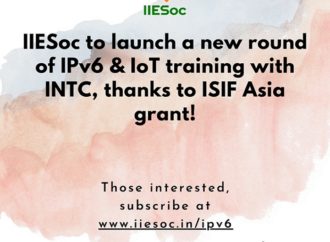 IIESoc to launch a new round of IPv6 & IoT training, thanks to ISIF Asia grant