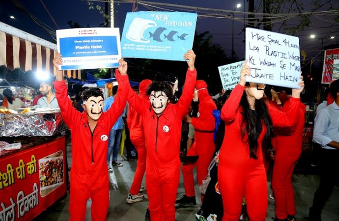 Noida’s First Plastic Heist to make Noida a plastic free city