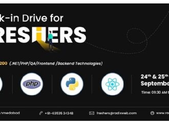 Radixweb Announces Mega Walk-in Drive: Reveals 200 Tech Fresher Positions