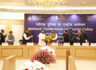 Lok Sabha Speaker Shri Om Birla addresses the National Conference on Tourist Police Scheme held in New Delhi on October 19