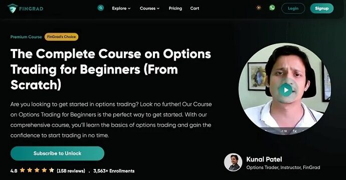FinGrad aims to Simplify options for all traders with its New Options Trading Course
