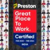 ‘Preston’, India’s Leading EdTech Company, Certified as ‘Great Place to Work®’