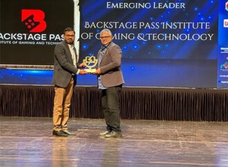 Backstage Pass Institute of Gaming and Technology Honoured with the Emerging Leader Award at the EduSpark Awards 2023