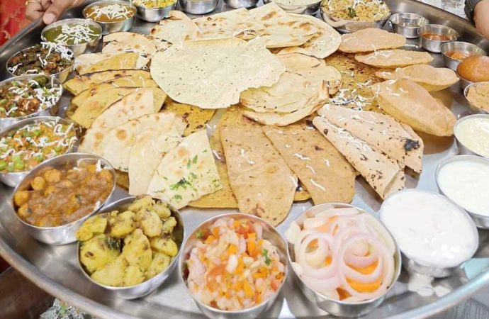 The Brunch House’s iconic Bahubali Thali, the biggest pure veg thali in Central India