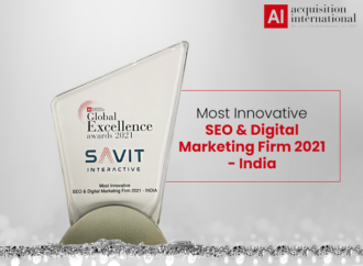 SEO Experts, Savit Interactive awarded with the title ‘Most Innovative SEO & Digital Marketing Firm 2021- India by AI Global!