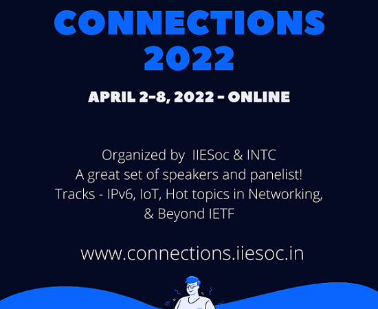 IIESoc and INTC to organize the Connections 2022 – a post-IETF Forum online