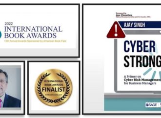 CYBERSTRONG an empowering book on Cyber Risk Management by Indian Author Ajay Singh honoured as Award Winning Finalist at International Book Awards 2022 in Los Angeles