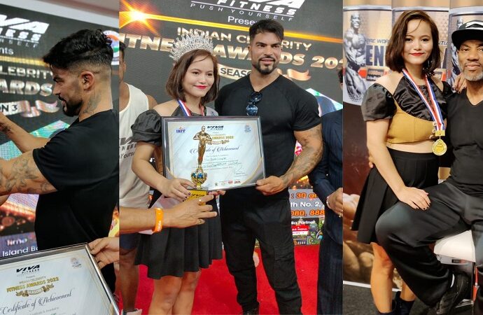 C Elina Sangtam Crowned With The Title Of Miss Fit India International at IHFF Fitness Festival in New Delhi