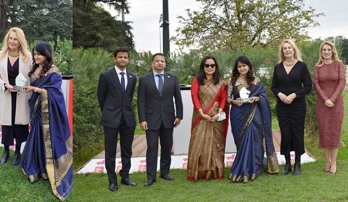 Indian Artist Swati Ghosh Wins The ‘Arte and Cavallo Trofeo’ award In Milan, Italy For Her Artwork “Power of Energy”