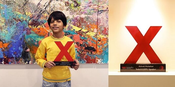 8-year-old Becomes the Youngest Indian to Deliver TEDx Talk. Spoke about importance of freedom to explore and creativity.