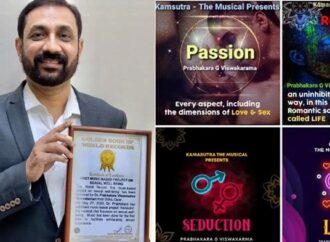 Dr. Prabhakara’s “KAMASUTRA THE MUSICAL “gets certification from “The Gloden Book of World Records