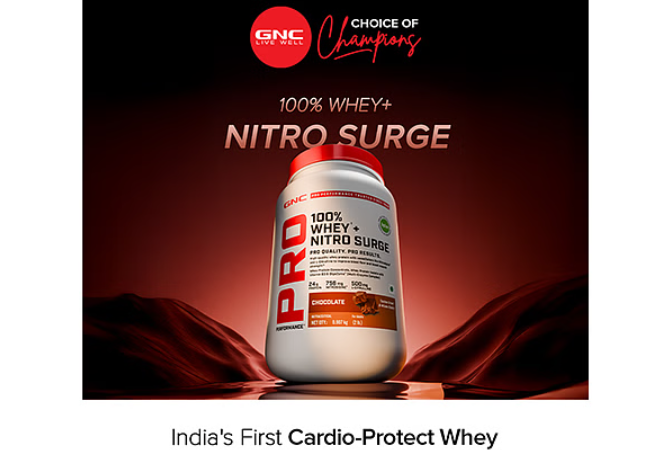 GNC India launches India’s first Whey Protein with cardio-protective formulation